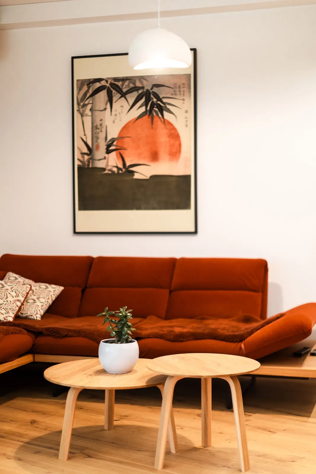 Dnevna soba – prenova – Dupleks stanovanje Ljubljana