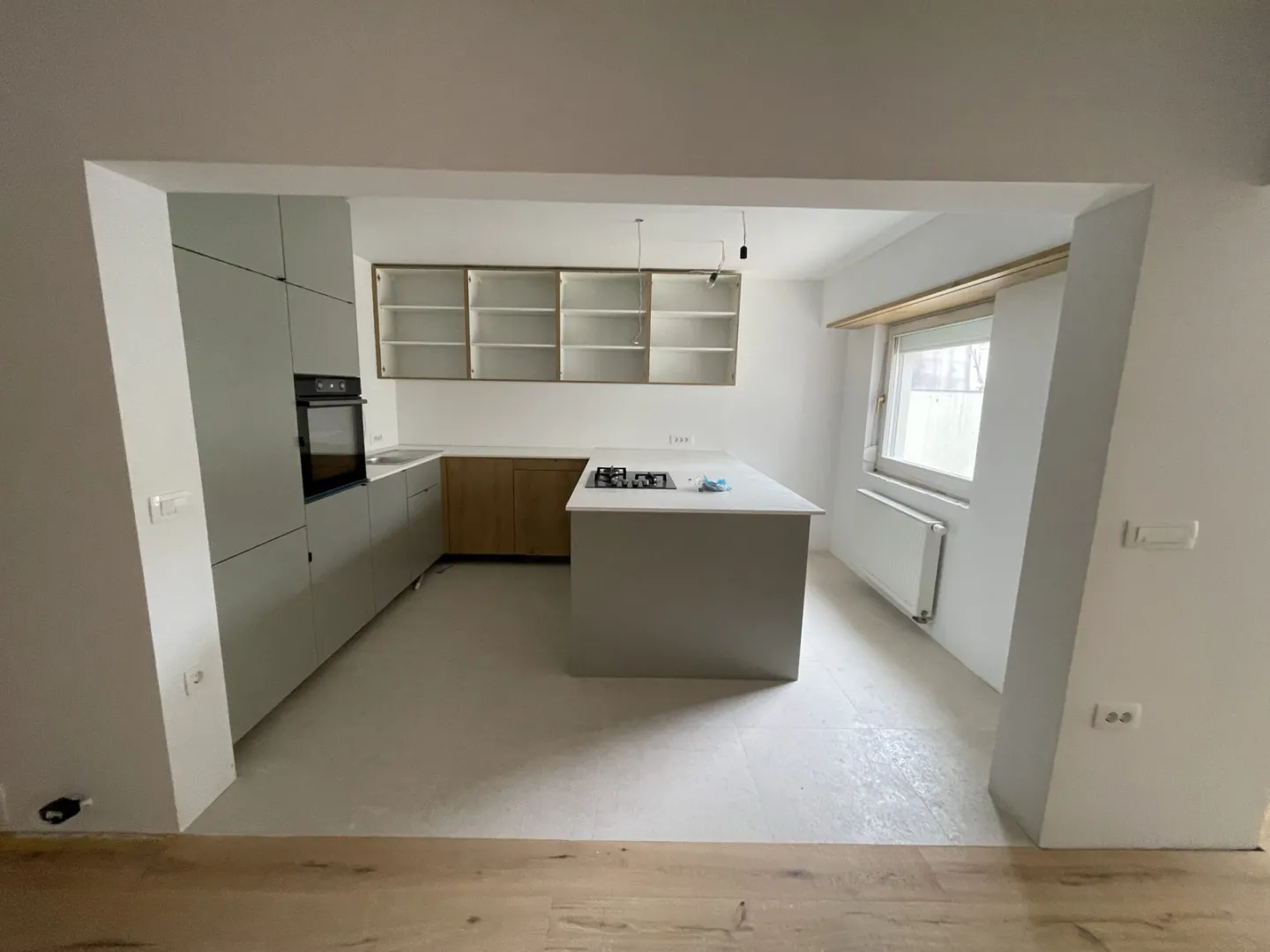 Kuhinja – prenova – Dupleks stanovanje Ljubljana