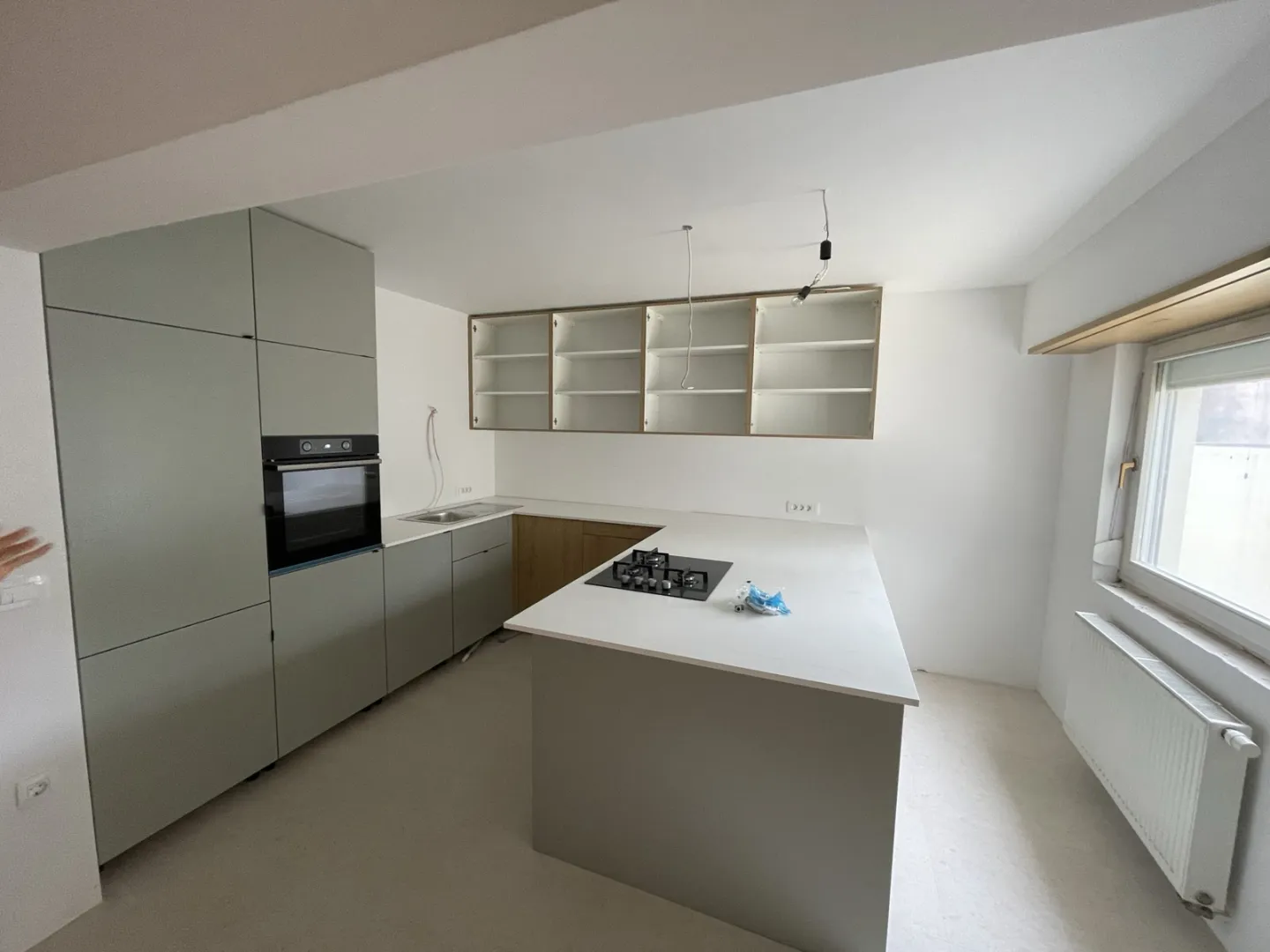 Kuhinja – prenova – Dupleks stanovanje Ljubljana